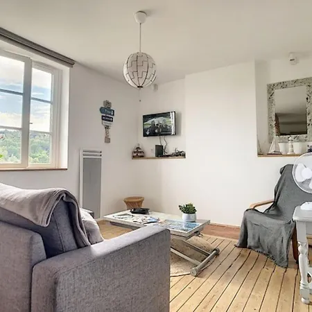 Les Mouettes. 4 Personnes Vue Pont De Normandie Apartment Honfleur