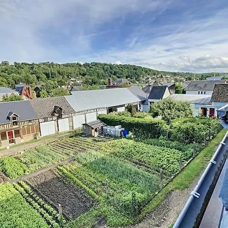 Les Mouettes. 4 Personnes Vue Pont De Normandie Apartamento Honfleur